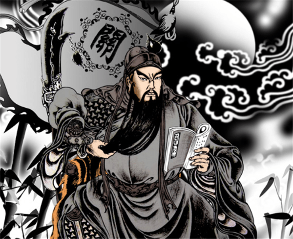 关羽独胆读书，春秋之笔闪耀书页间