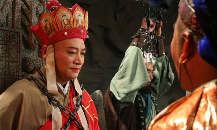 唐僧念经失误，经文失手，胆魄跌落