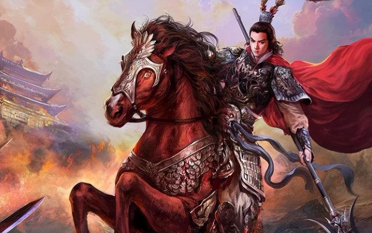 吕布横枪震乾坤，独胆枪尖上的颤动